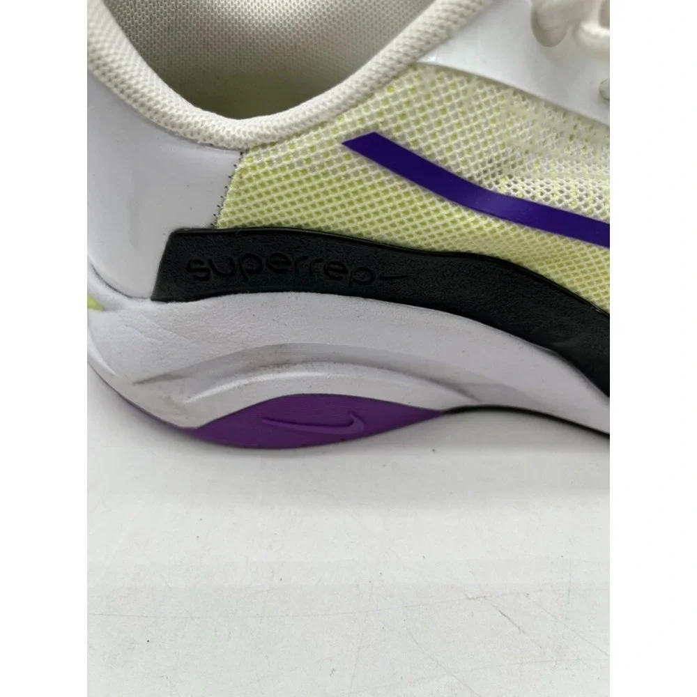 Nike Womens ZoomX Superrep Surge CK9406-157 White Purple Yellow Running Size 9.5